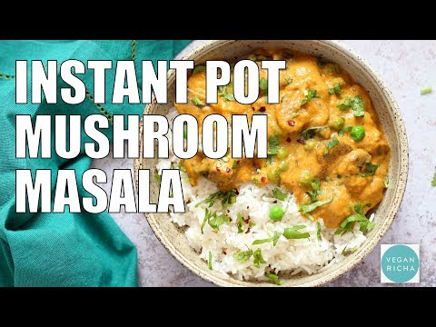 instant-pot-mushroom-masala-|-vegan-richa-recipes