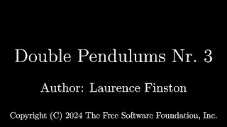 Double Pendulums Nr. 3
