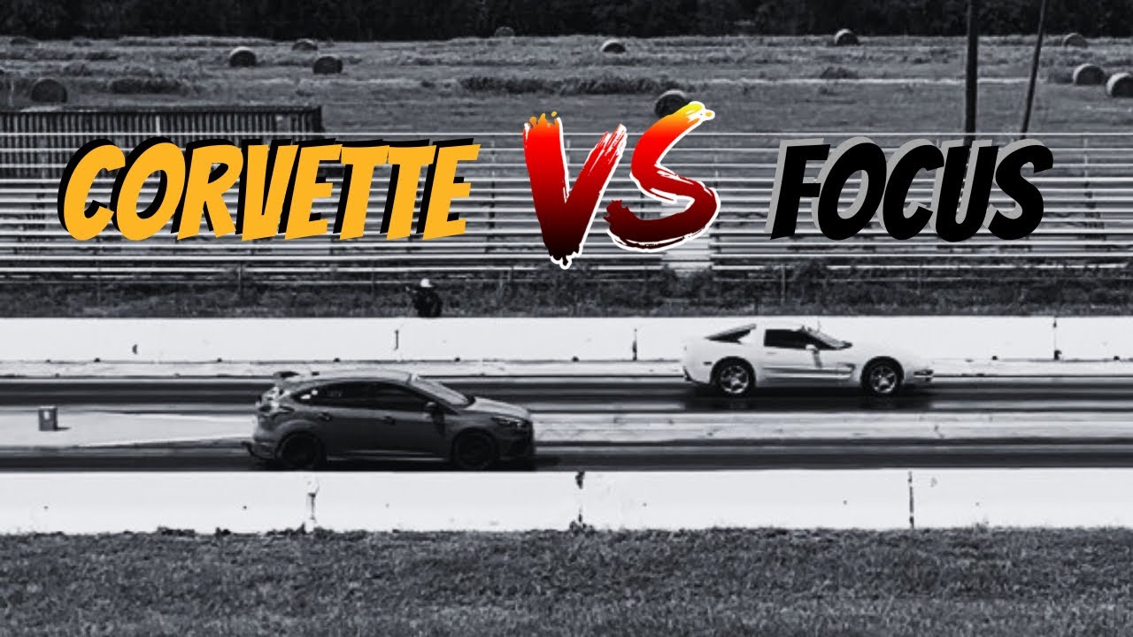 C5 Corvette VS Ford Focus Drag Race