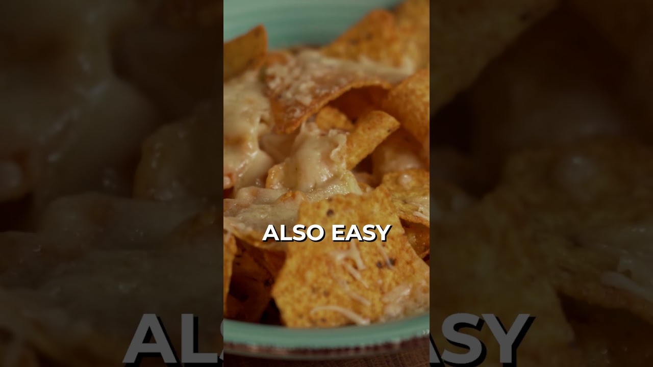 Fast Cheesy Nachos With Two Dips, No Oven Needed