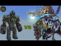 Revamped Golem Kong vs KaijuCraft Bosses | Minecraft Bedrock | MobBattle