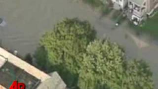 Raw Video: 72-Inch Water Main Break in Md.