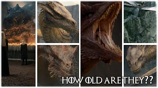 The Age of Different Dragons in House Of The Dragons