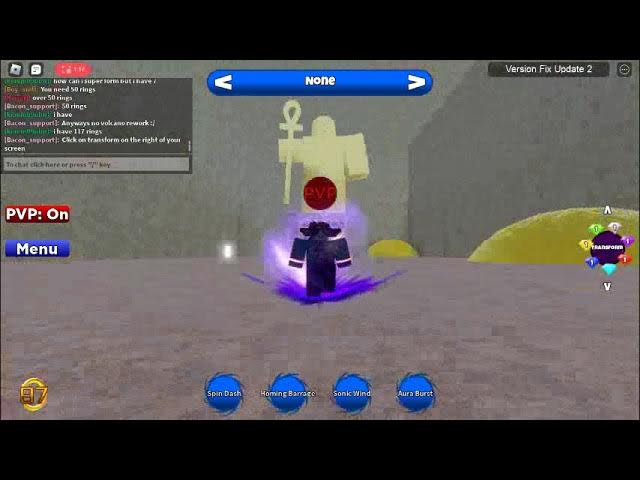 How to get into darkspine obby!!!(roblox sonic ultimate rpg pvp