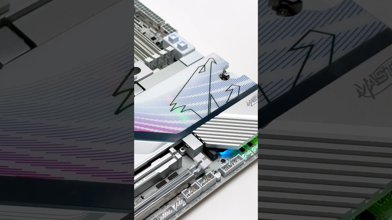 開封の儀】X870E AORUS MASTER X3D ICE【新型マザーボード】#shorts 