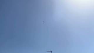 The slingsby T67M firefly aircraft flies very low over Corbett drive 25/5/2026 