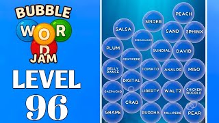 Bubble Word Jam Level 96 Full Walkthrough Solution screenshot 5