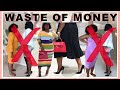 DONT BUY THESE 💸 STYLE ITEMS I NO LONGER BUY - WASTE OF MONEY - And How To Shop Smart Instead