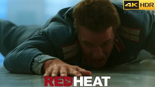Red Heat Victor escape Arnold Schwarzenegger James Belushi Classic Movie Clip 4K HDR