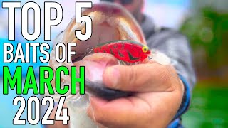 The BEST baits to use for March bass fishing