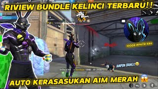 RIVIEW BUNDLE WHITE 444 TERBARU !! BUNNY CAPTAIN | AUTO KERASUKAN  AIM MERAH ‼️