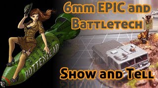 6mm EPIC, Battletech and GHQ miniatures