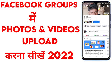 Facebook group me photo post kaise kare || How to upload photos and videos from facebook groups
