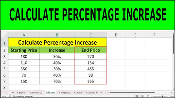 Hoe u een procentuele toename in Excel berekent | Eenvoudige Excel-zelfstudie