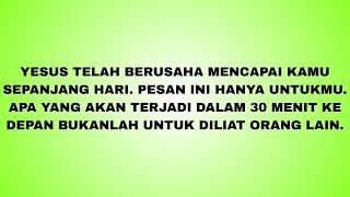 Download Lagu JIWA TERPILIH✨YESUS TELAH MEMANGGILMU SEPANJANG HARI – INILAH PESAN YANG DITUJUKAN KHUSUS UNTUKMU MP3