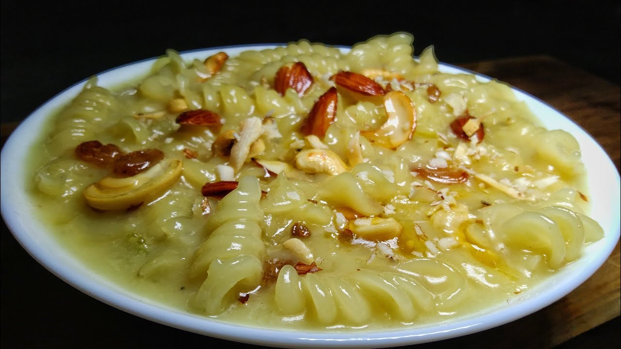 😋அட்டகாசமான👌 தேங்காய் பால் இனிப்பு பாஸ்தா Coconut Sweet Pasta in