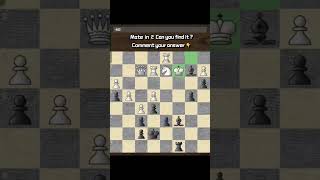 Puzzle #16 - Black to move. Mate in 2 !
