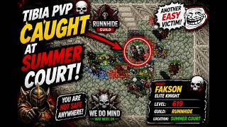 Tibia War 😂 Runnhide’s Fakson 619 Got Caught!