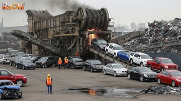 30 Most Insane Shredding & Crushing Machines That Obliterate Everything |  Scrap Processing #17