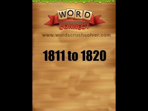 Word Connect Level 1811 1812 1813 1814 1815 1816 1817 1818 1819 1820