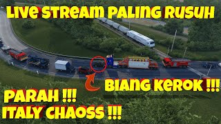 €€€ ITALY CHAOSS !, BIANG KEROK KEMACETAN ! || EURO TRUCK SIMULATOR 2 || LOGITECH G29 || PROMODS €€€