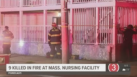 9 dead in fire at Massachusetts assisted living facility