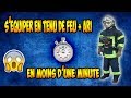 Shabiller tenu de feu  ari en moins dune minute