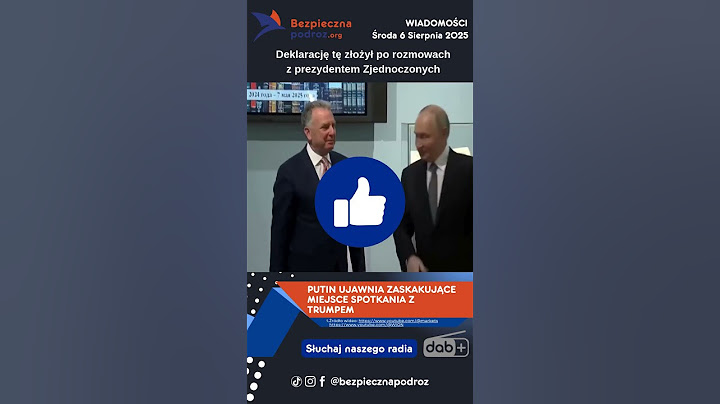 Putin ujawnia zaskakujące miejsce spotkania z Trumpem