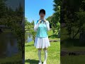 可愛すぎてプレーに集中できない!?中村葵のゴルフファッション#shorts