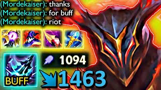 RIOT STOP BUFFING MORDEKAISER !!