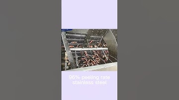 Staineless steel cassava peeling machine in cassava processing plant
