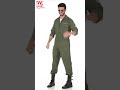Kampfjet Pilot Kostuem - Jet Pilot Verkleidung -  Kampfpilot Pilotenkostüm