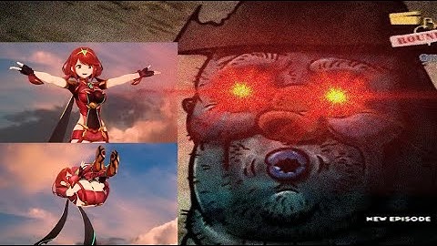 Pyra does a epic flip for captain knuckles