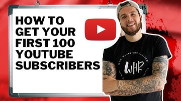 How to get your first 100 subscribers fast on Youtube in 2022 - First 100 Youtube Subscribers 2022