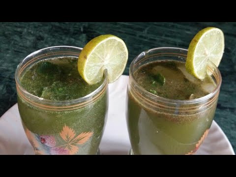 pudina-nimbu-ka-masaledar-sharbat-recipe-|-refreshing-summer-drink-recipe