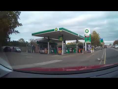 Heart-stopping moment lorry with "passed out driver" ploughs into car on opposite side of the road