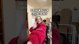 Boring ways I’m saving money