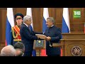 Церемония вступления в должность Президента Республики Татарстан Рустама Минниханова 18/09/20 ТНВ