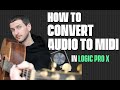 How to convert audio to midi in logic pro x