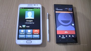 Over the Horizon Incoming call &Outgoing call at the Same time Samsung Galaxy Note 1 white+Doogee