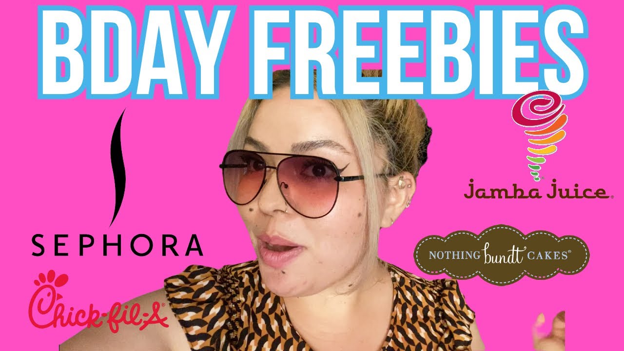 Birthday Freebies 2021 YouTube