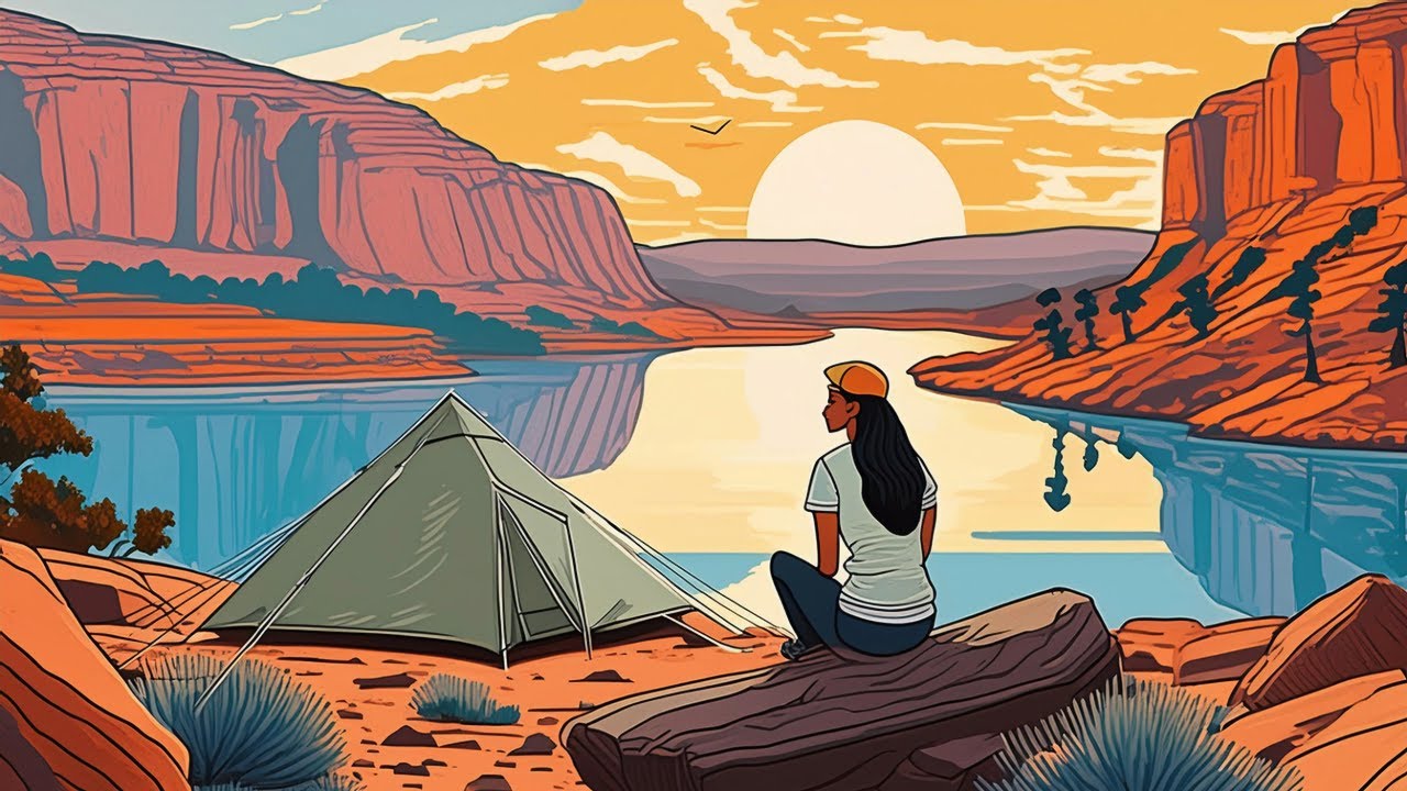 Escalante Petrified Forest State Park Campground | Utah | Campground Drive Through