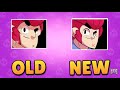 Brawl Stars Old vs New Brawler Icons