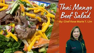 Thai Mango Beef Salad