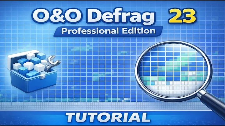 O&O Defrag 23 Professional Edition Tutorial