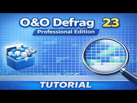 O&O Defrag 23 Professional Edition Tutorial