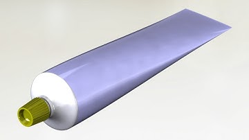 Solidworks | surfacing tutorial |Toothpaste tube