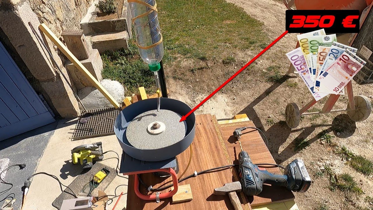 👌 Fabrication d'une machine à polir pour moins de 350€ - DIY Lapidaire minéraux