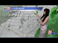 Cold front brings storms through the area this afternoon and evening
