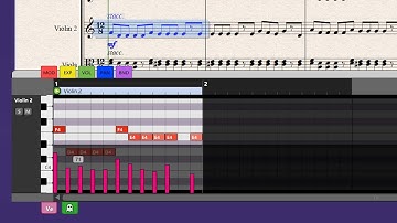 Note velocities in Sibelius -  Staccato string passage